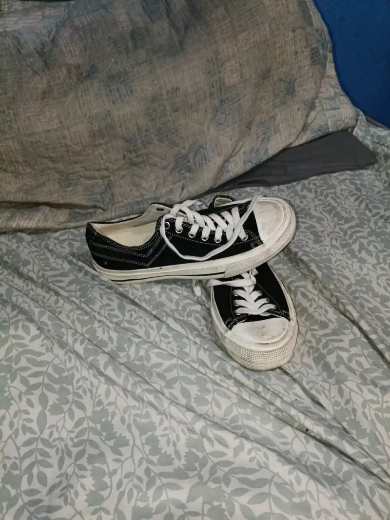 Zapatillas negras altas usadas - 3