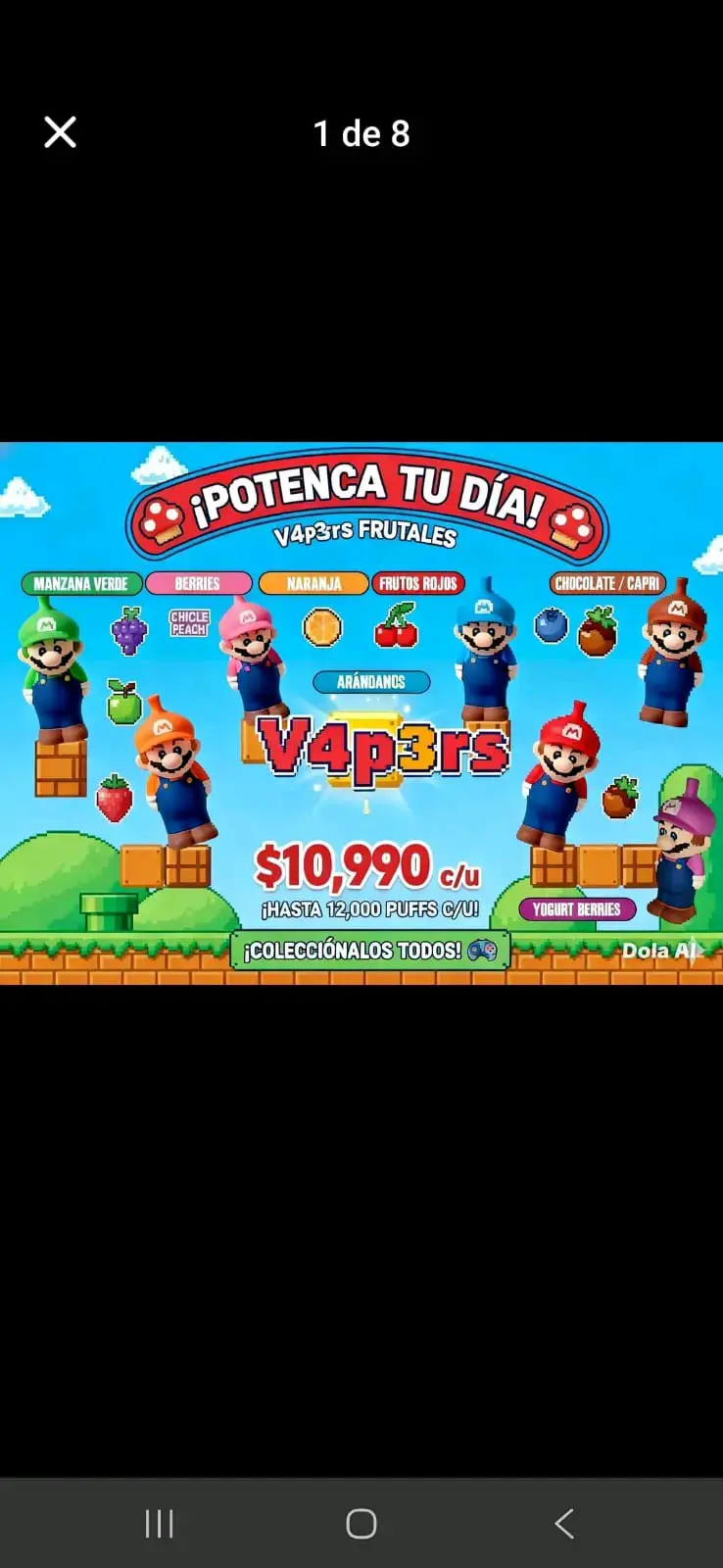 Vaporizador Frutal V4p3rs - 1