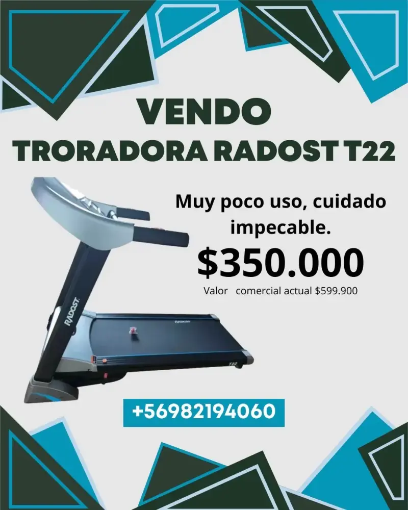 Trotadora Radost T22 seminueva