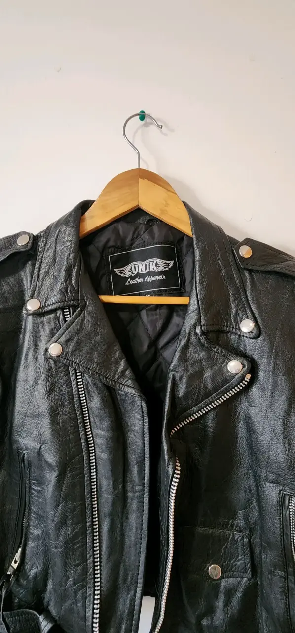 Chaqueta de cuero negra - 2