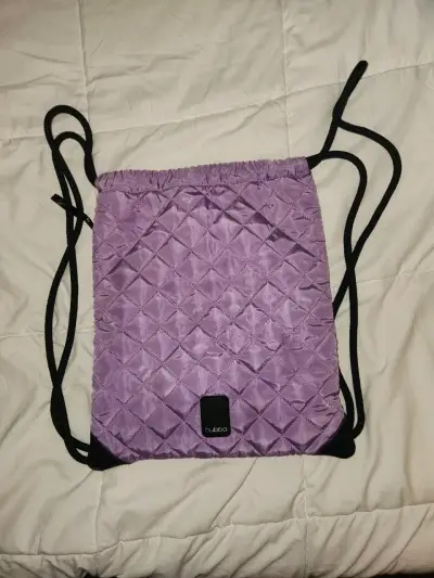 Mochila saco morada - miniatura 3