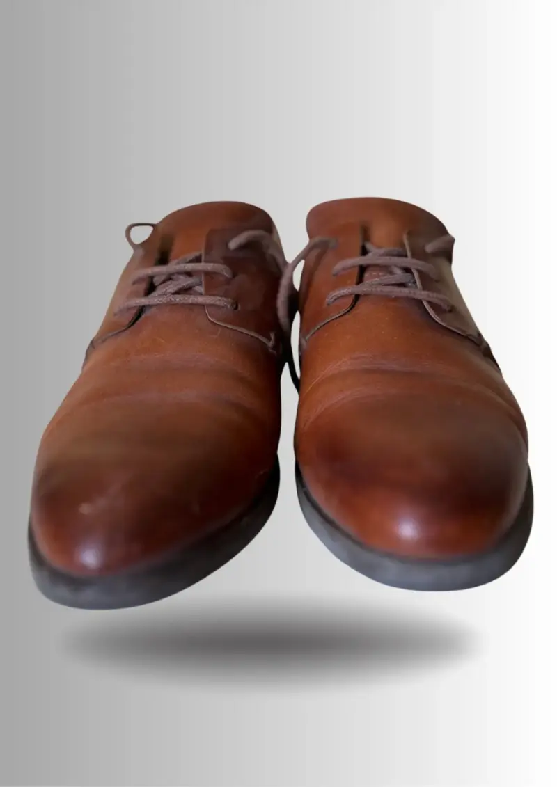 Zapatos de cuero camel usados - 3