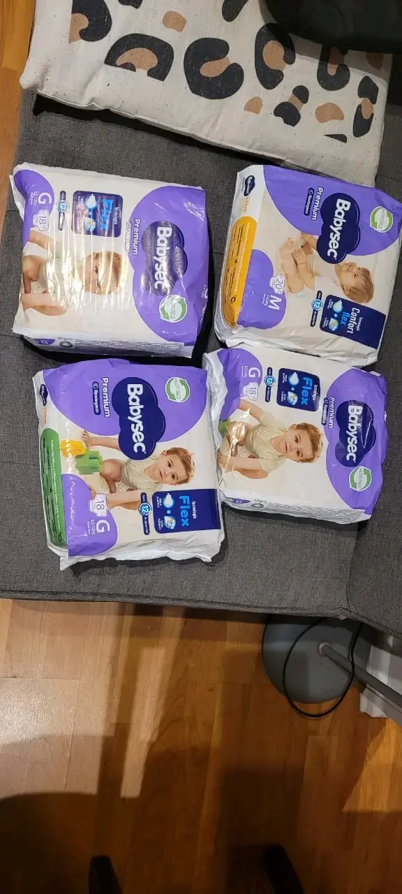 Pañales Babysec Premium Pack x4