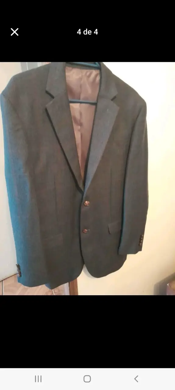 Blazer gris de hombre - 1