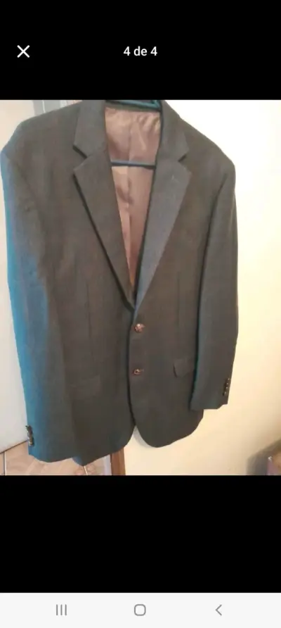 Blazer gris de hombre - miniatura 1
