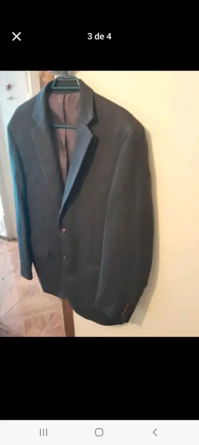 Blazer gris de hombre - miniatura 2
