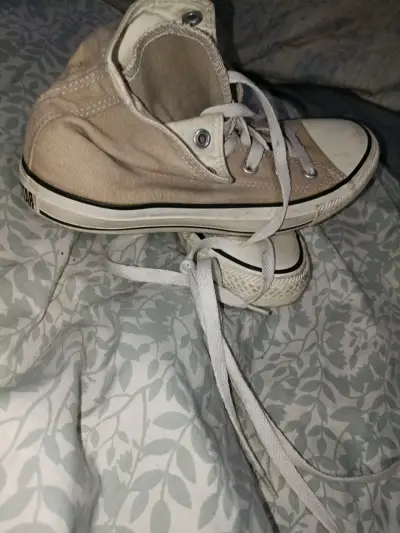 Zapatillas de lona beige - miniatura 3