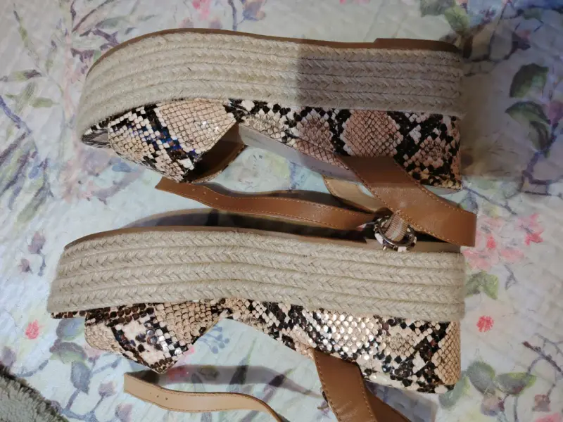 Sandalias plataforma estilo serpiente - 5