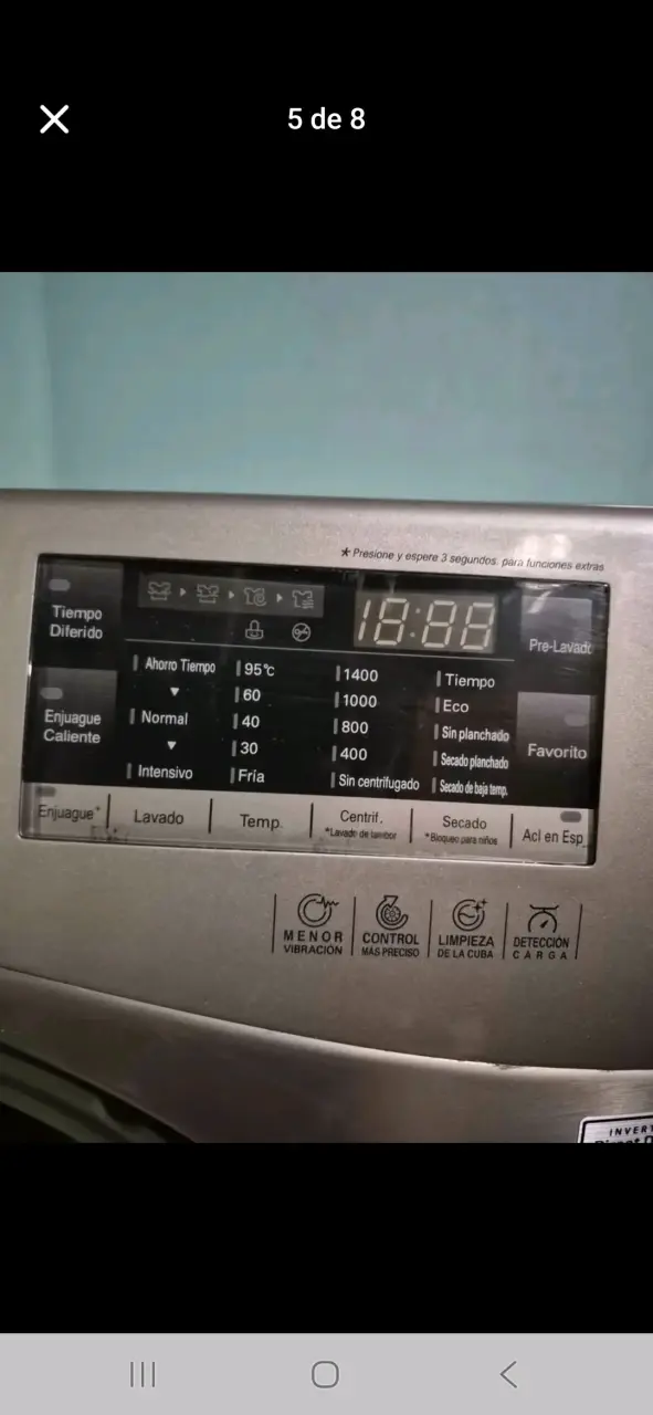 Lavadora automática LG 9kg - 3