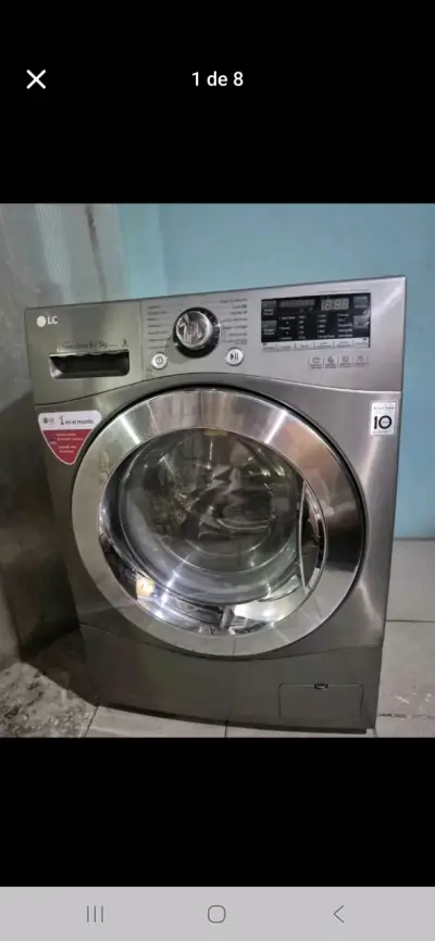 Lavadora automática LG 9kg - miniatura 5