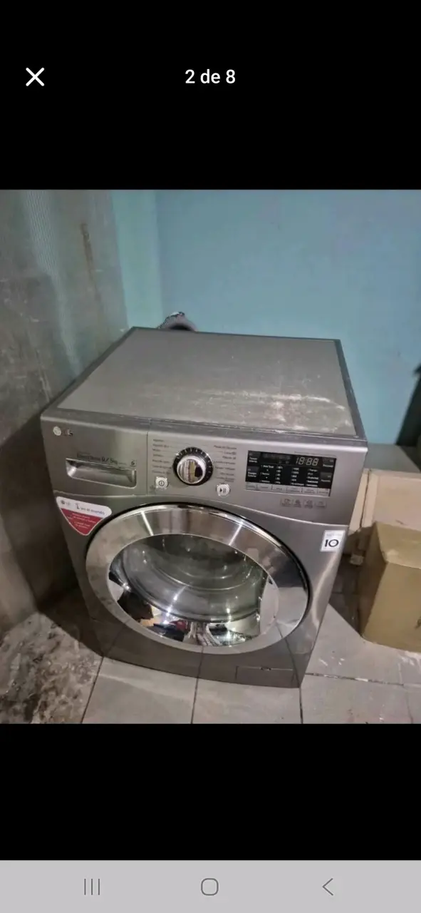 Lavadora automática LG 9kg - 6