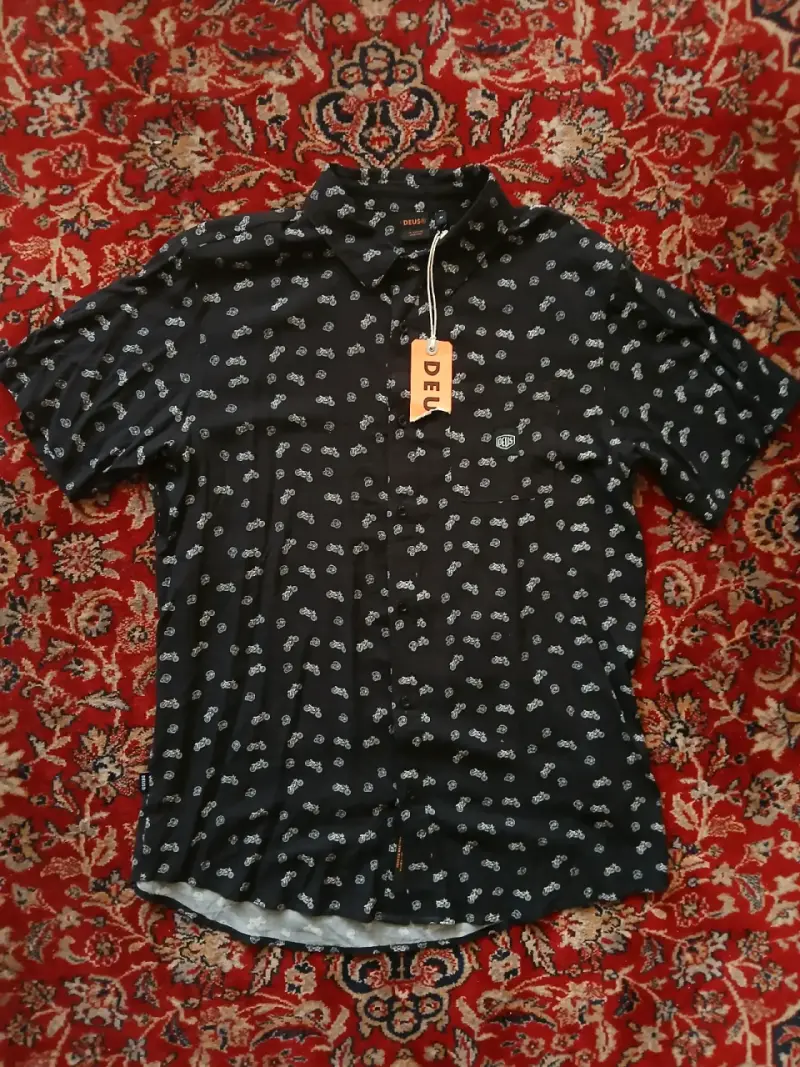 Camisa estampada moto M - 4