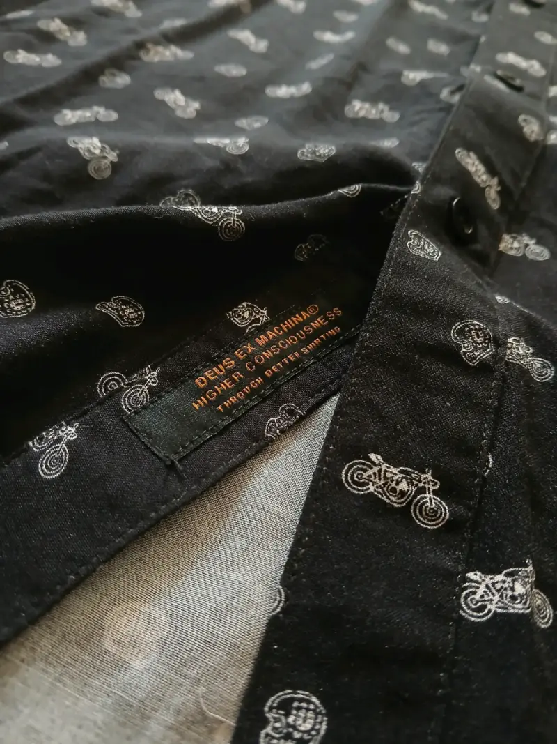 Camisa estampada moto M - 5