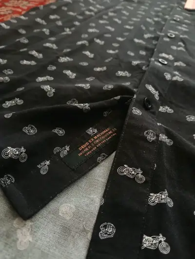 Camisa estampada moto M - miniatura 6