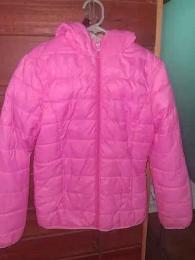 Chaqueta rosada con forro de lana - miniatura 3