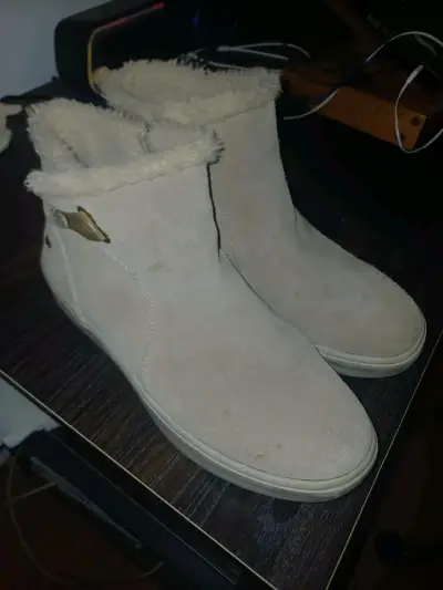 Botines beige con forro cálido - miniatura 2