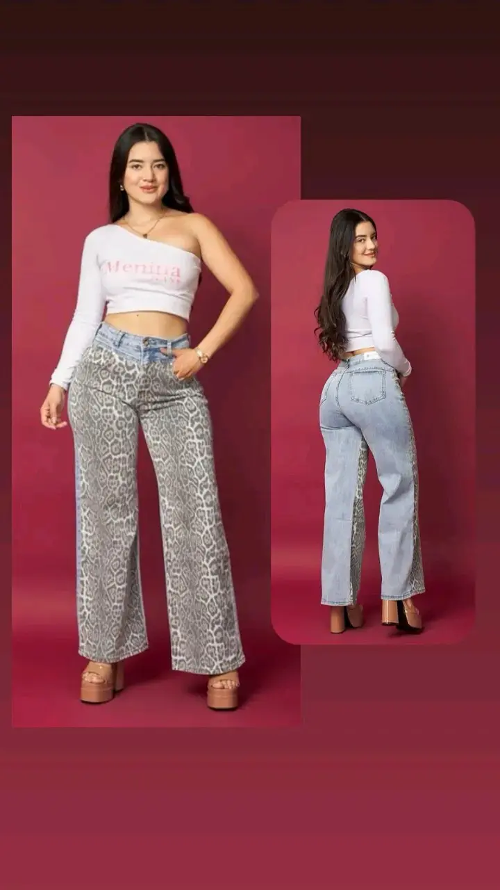 Jeans de mujer con estampado