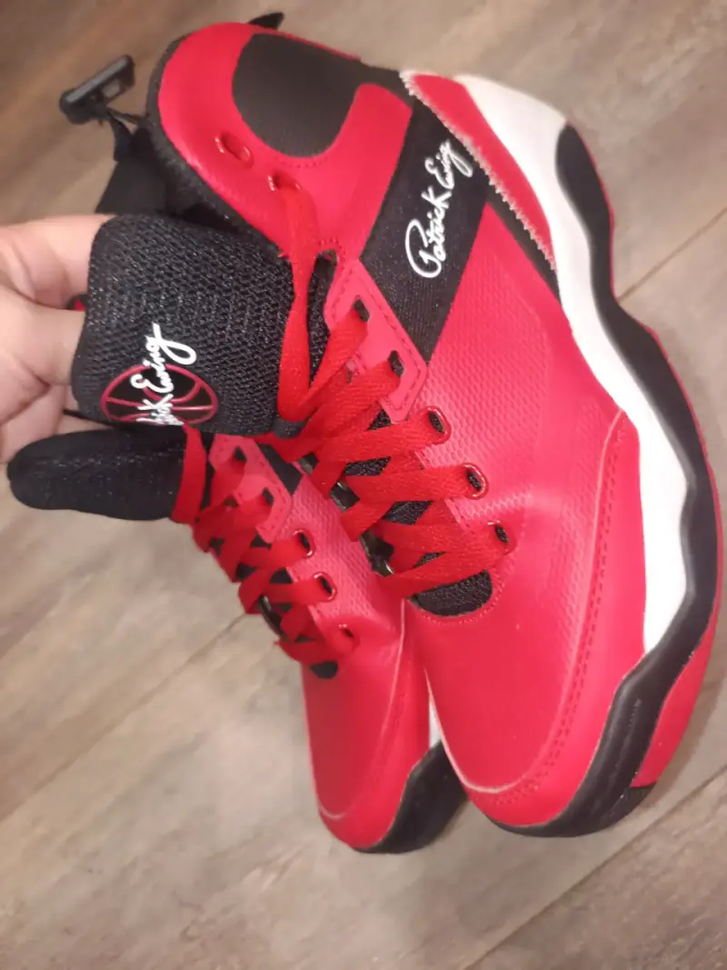 Zapatillas deportivas rojas altas de Basquetbol - 4