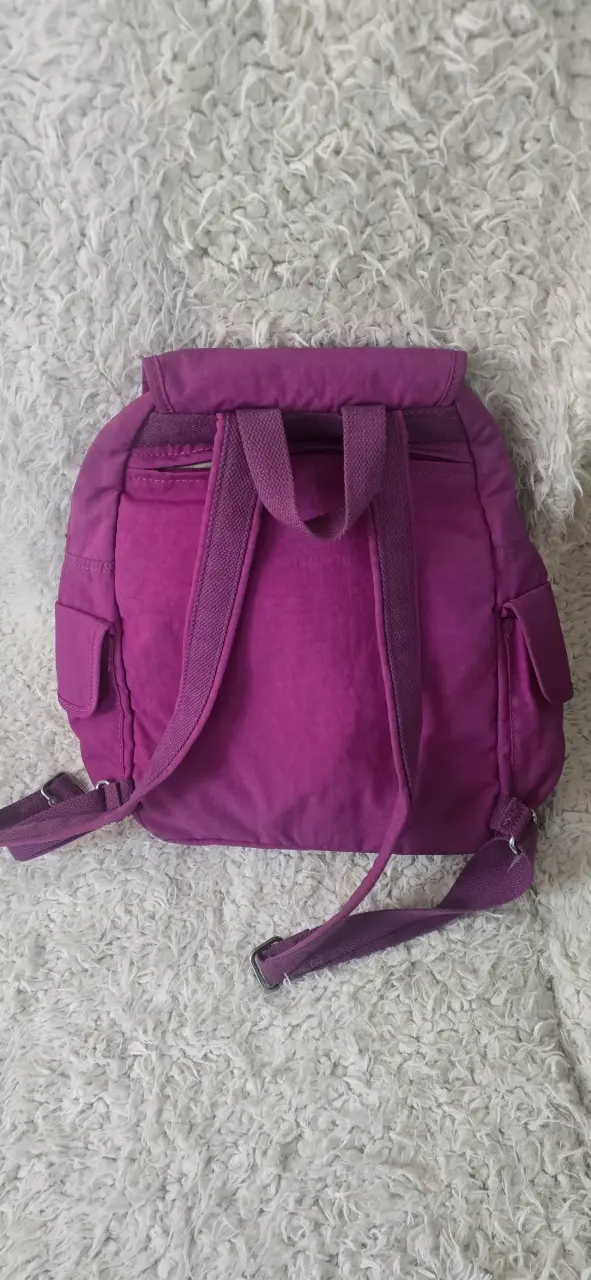 Mochila Kipling púrpura talla M - 5