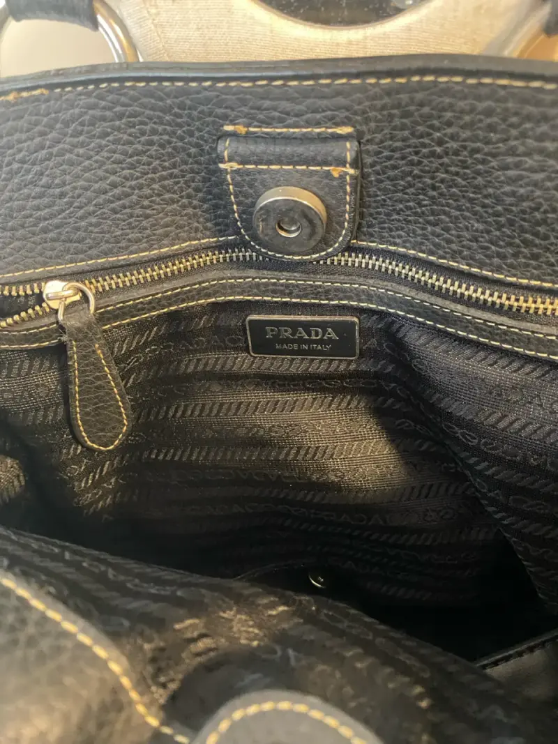 Bolso Prada negro de cuero - 2