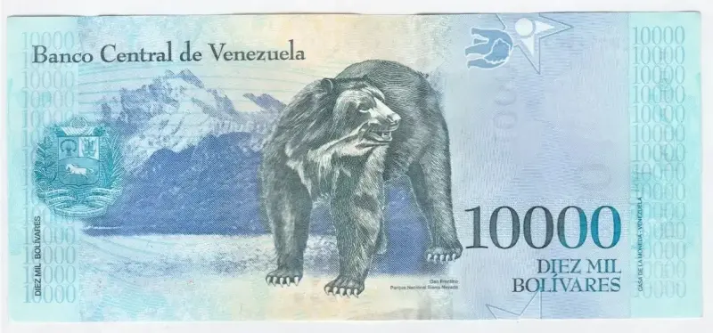 Billete Venezuela 10 Mil Bolivares 13 Dic 2017 Unc - 2