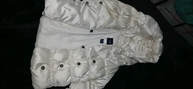 Chaqueta acolchada beige para bebé - 3