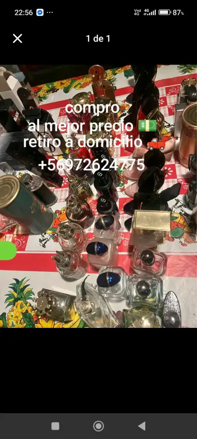 Compro envases de perfumes vacíos pago en efectivo - miniatura 1