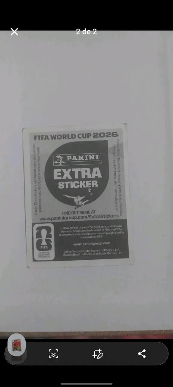 Achraf Hakimi-Extra Sticker-Bronce - 2