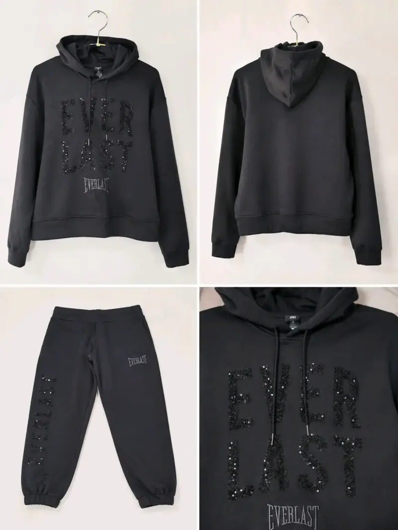 Conjunto deportivo Everlast negro