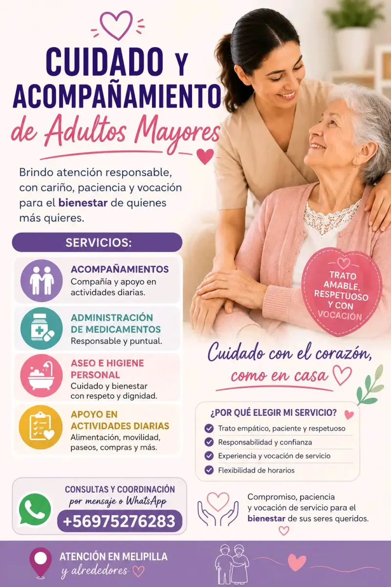 Servicios de cuidado adultos mayores