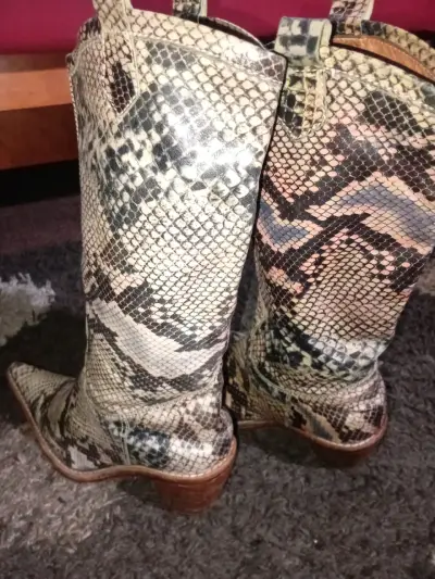 Botas cowboy estampado serpiente - miniatura 3