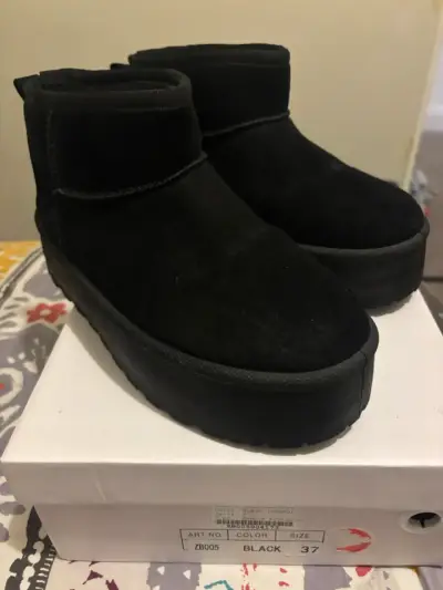 Botines negros talla 37 - miniatura 2