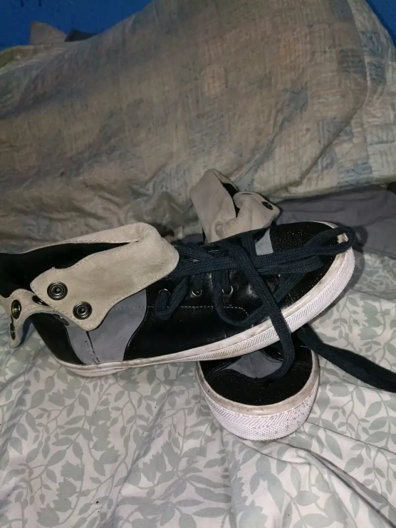 Zapatillas altas negras y grises - 3