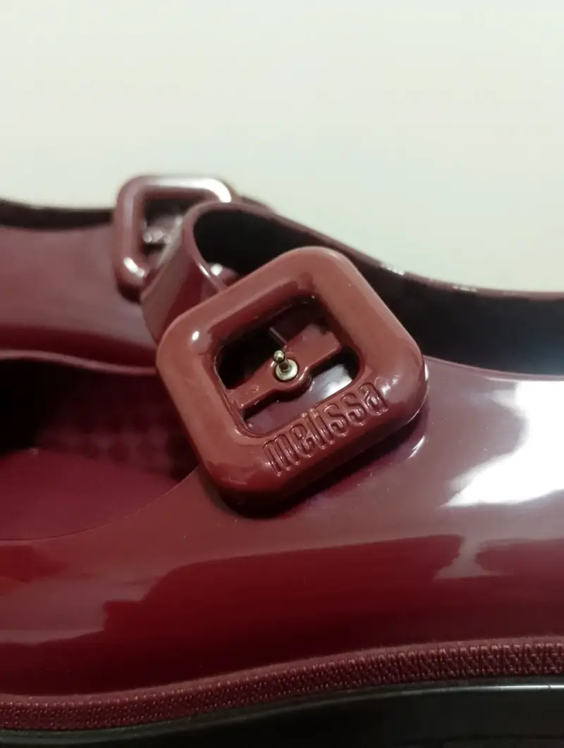Zapatos MELISSA JUNE BORGOÑA USADOS - 4