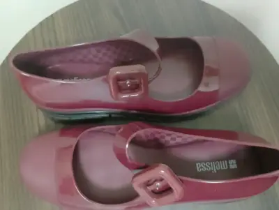 Zapatos MELISSA JUNE BORGOÑA USADOS - miniatura 6