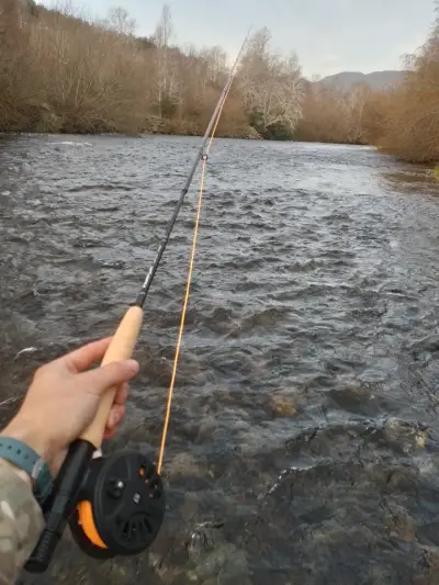 Caña mosquera 5/6 de pesca con carrete - miniatura 1