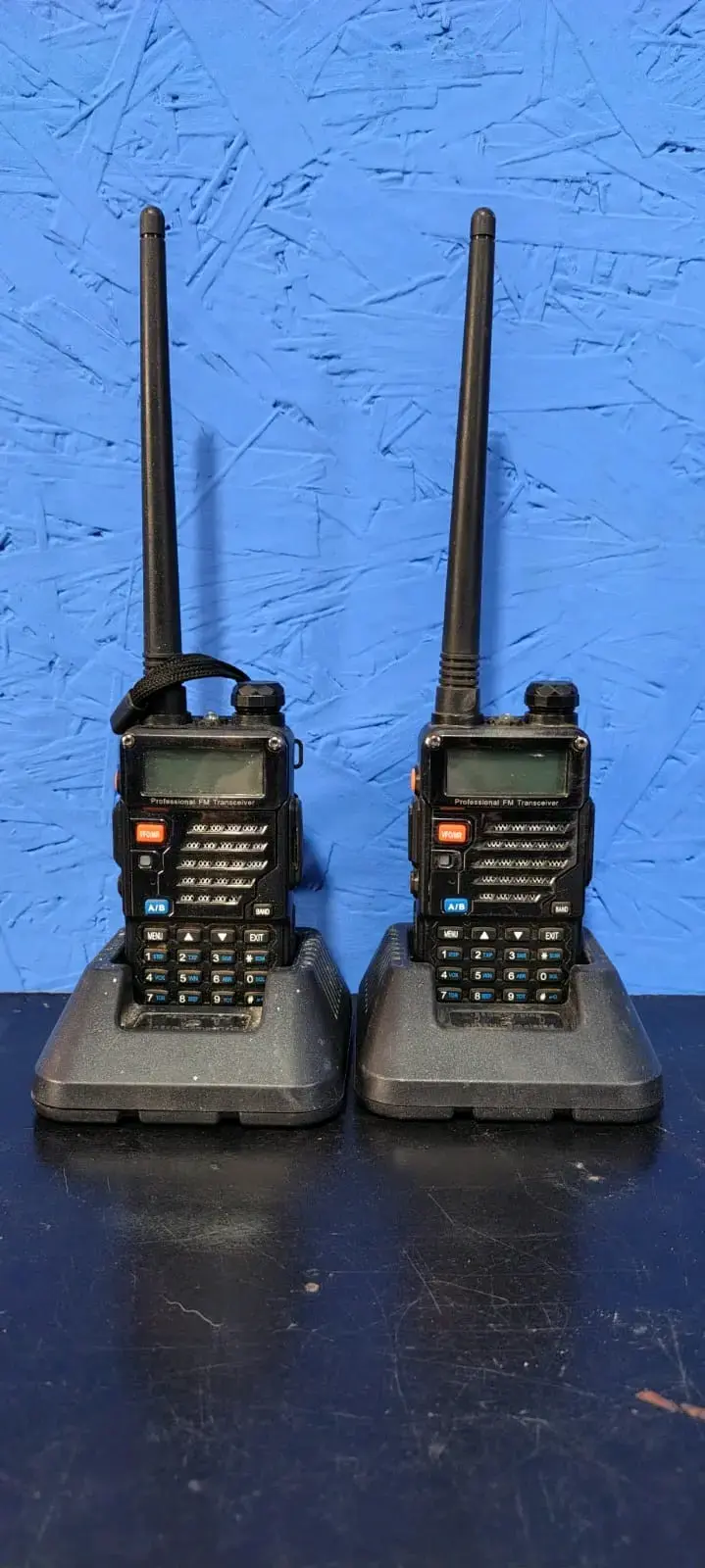 Par de radios portátiles