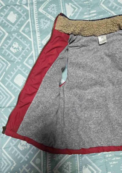 Chaqueta Carter's acolchado rojo sin mangas - miniatura 4