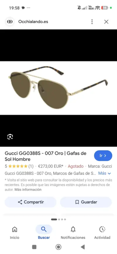 Gafas de sol negras aviador - miniatura 4
