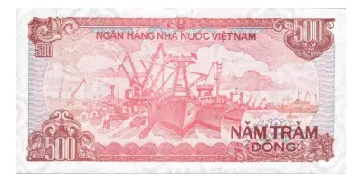 Billete De 500 Dong Vietnam 1988 Unc Nuevo - miniatura 2