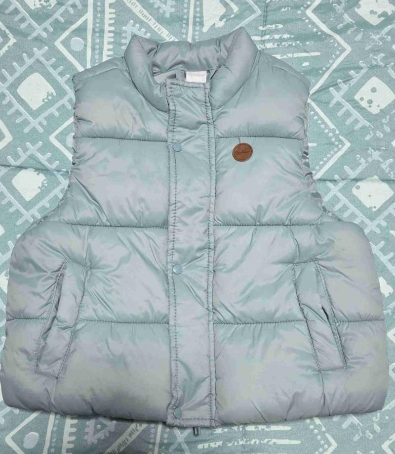 Chaqueta Opaline inflable color celeste - 1