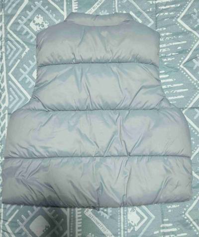 Chaqueta Opaline inflable color celeste - miniatura 2