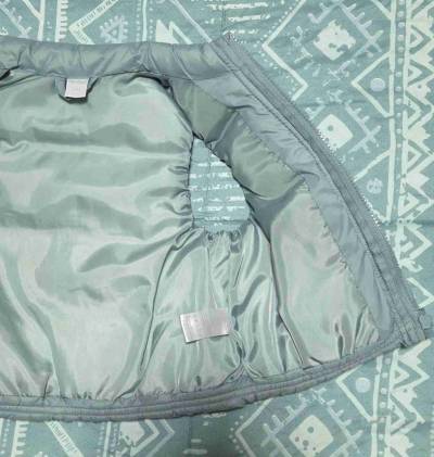 Chaqueta Opaline inflable color celeste - miniatura 3