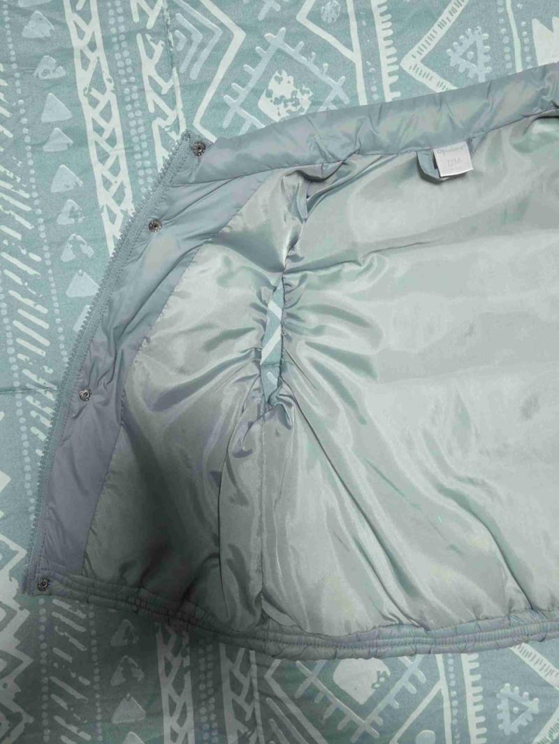 Chaqueta Opaline inflable color celeste - 4