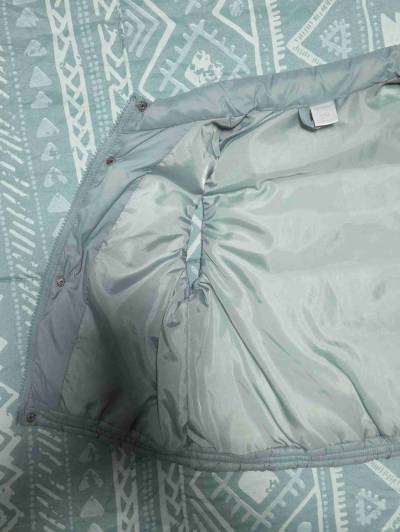 Chaqueta Opaline inflable color celeste - miniatura 4
