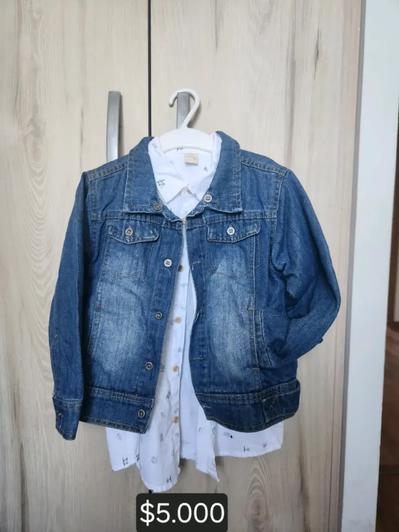 Chaqueta de mezclilla infantil
