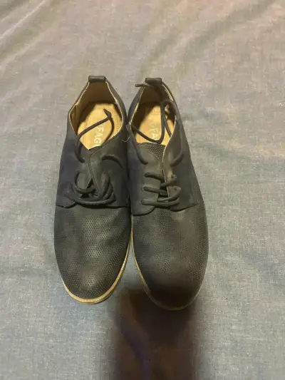 Zapatos negros de cuero - miniatura 1