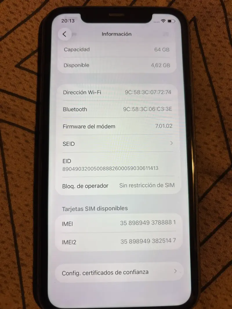 iPhone 11, 64 gb, con cargador - 6