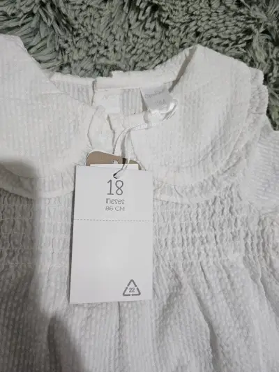 Conjunto blusa y jeans blanco y celeste - miniatura 5