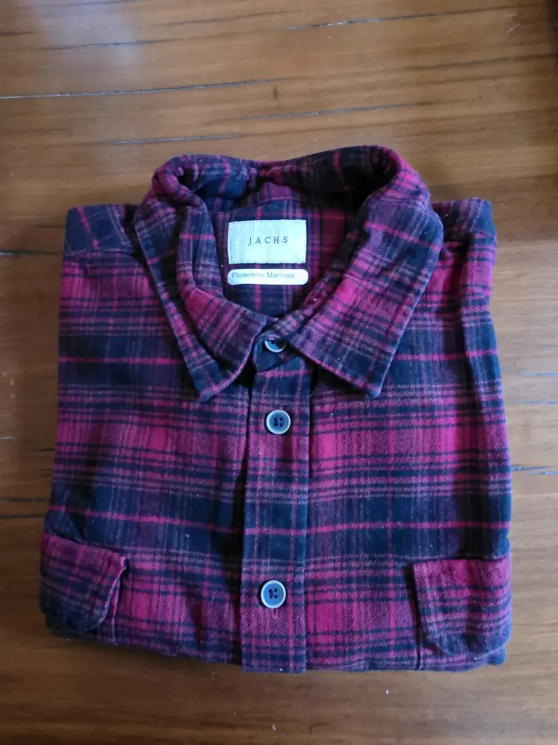 Camisa de franela roja Jachs - 1